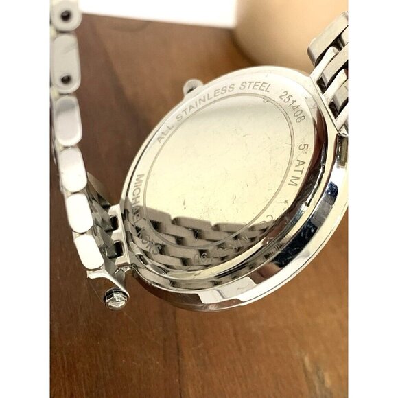 Michael Kors Women's Watch MK3190 Darci Quartz Silver Tone Stainless Steel Glitz - Picture 6 of 13